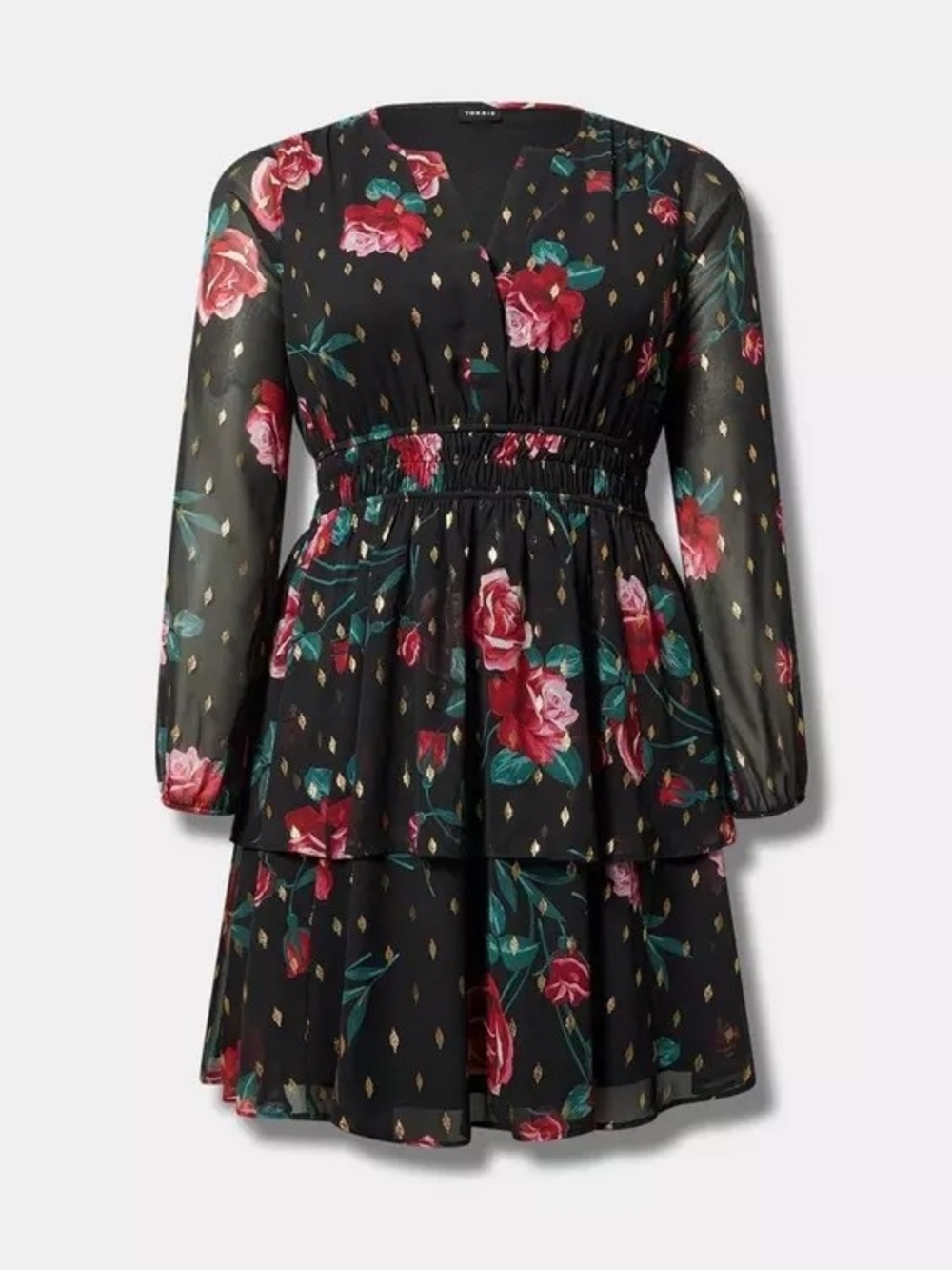 Torrid smocked Waist Mini Dress (size 1)